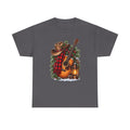 Country Christmas Guitar T‑Shirt — Cowboy Hat, Plaid & Lantern Holiday Tee