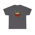 Joy Horseshoe Tee — Rustic Christmas Horseshoe & Wreath Holiday Shirt