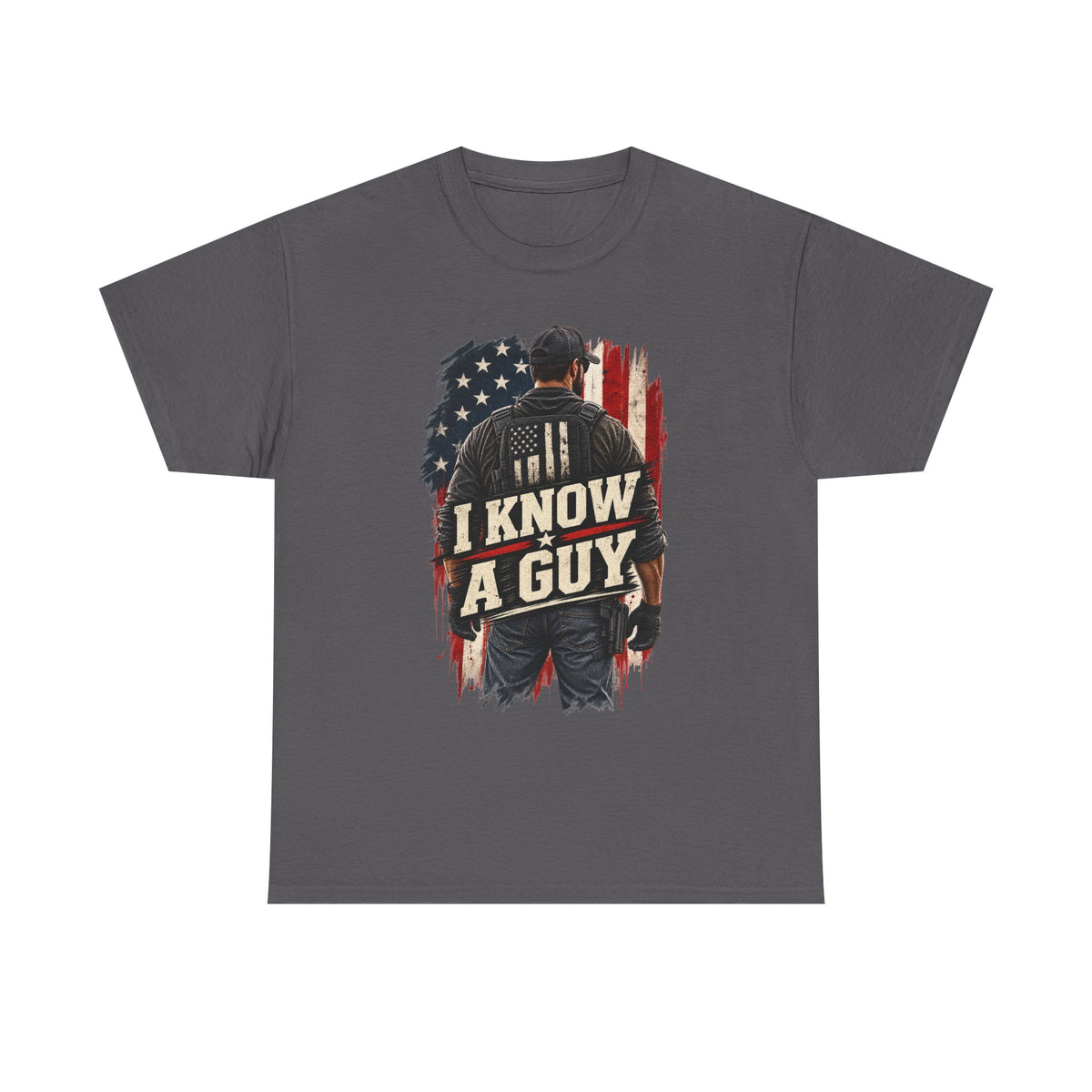 I Know A Guy Tee — Patriotic American Flag mechanic/handyman T-Shirt