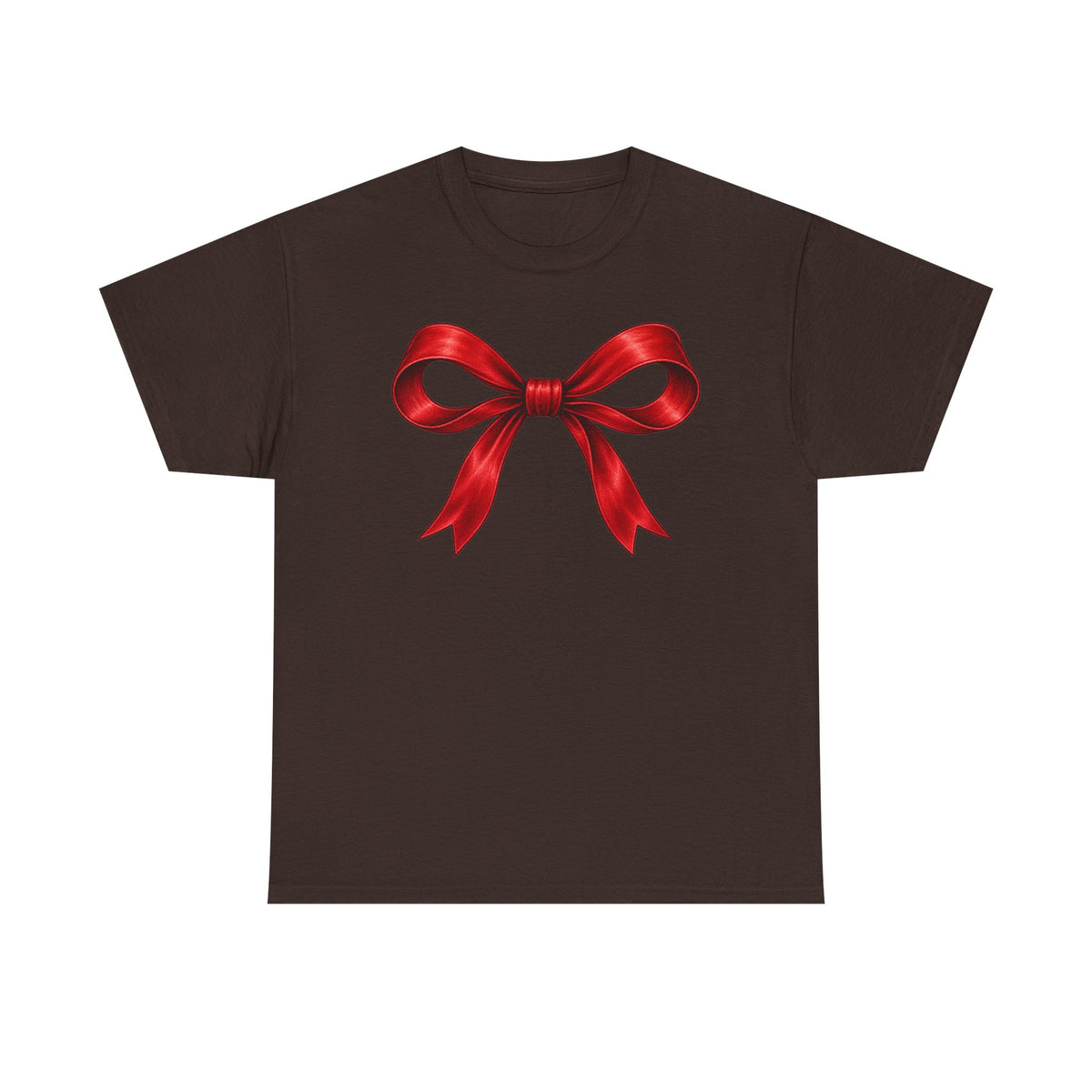 Wrapped in Christmas cheer T-shirt… Festive holiday bow tee