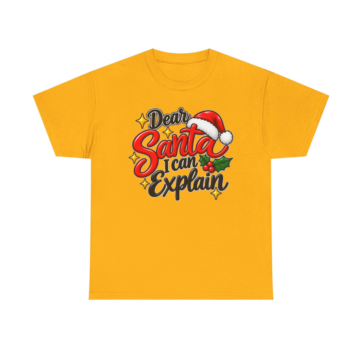 Dear Santa, I can explain T-shirt… Funny Christmas holiday tee