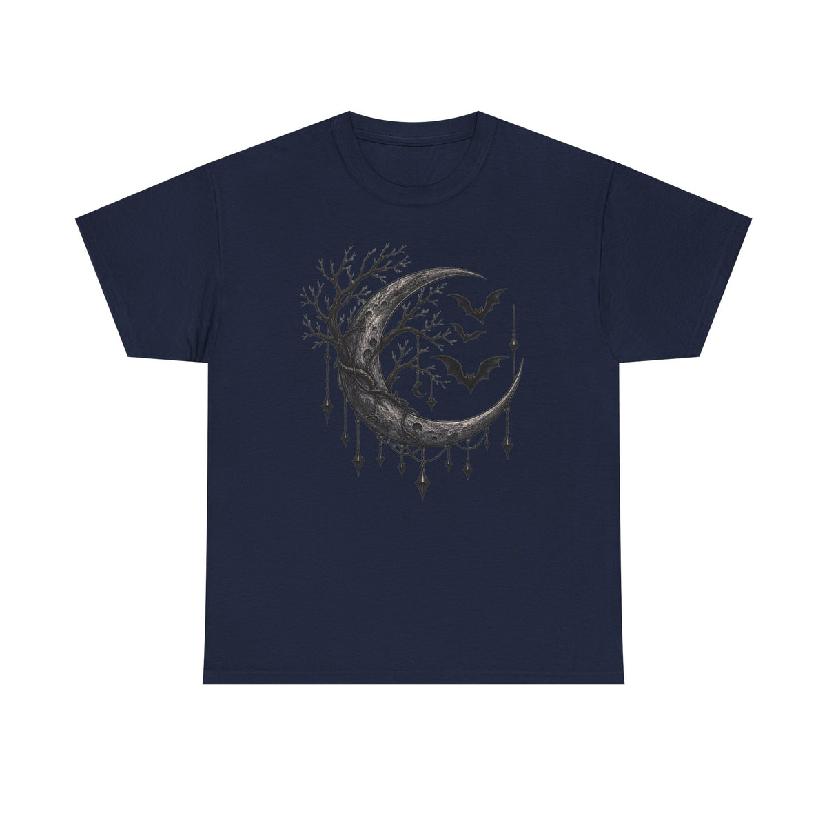 Mystical moon and Halloween, bats T-Shirt