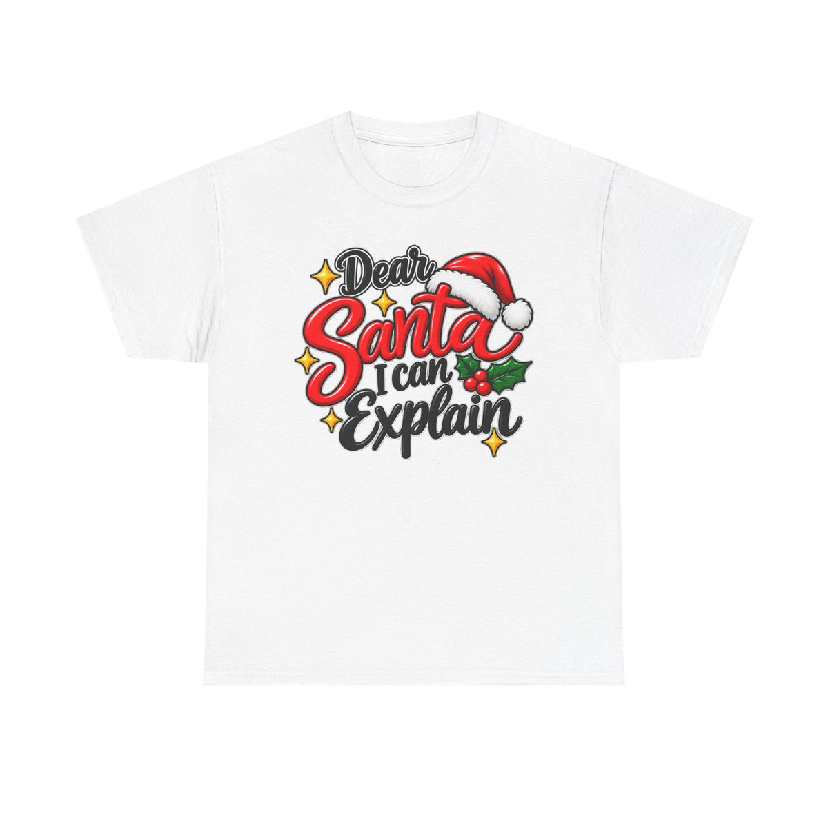 Dear Santa, I can explain T-shirt… Funny Christmas holiday tee