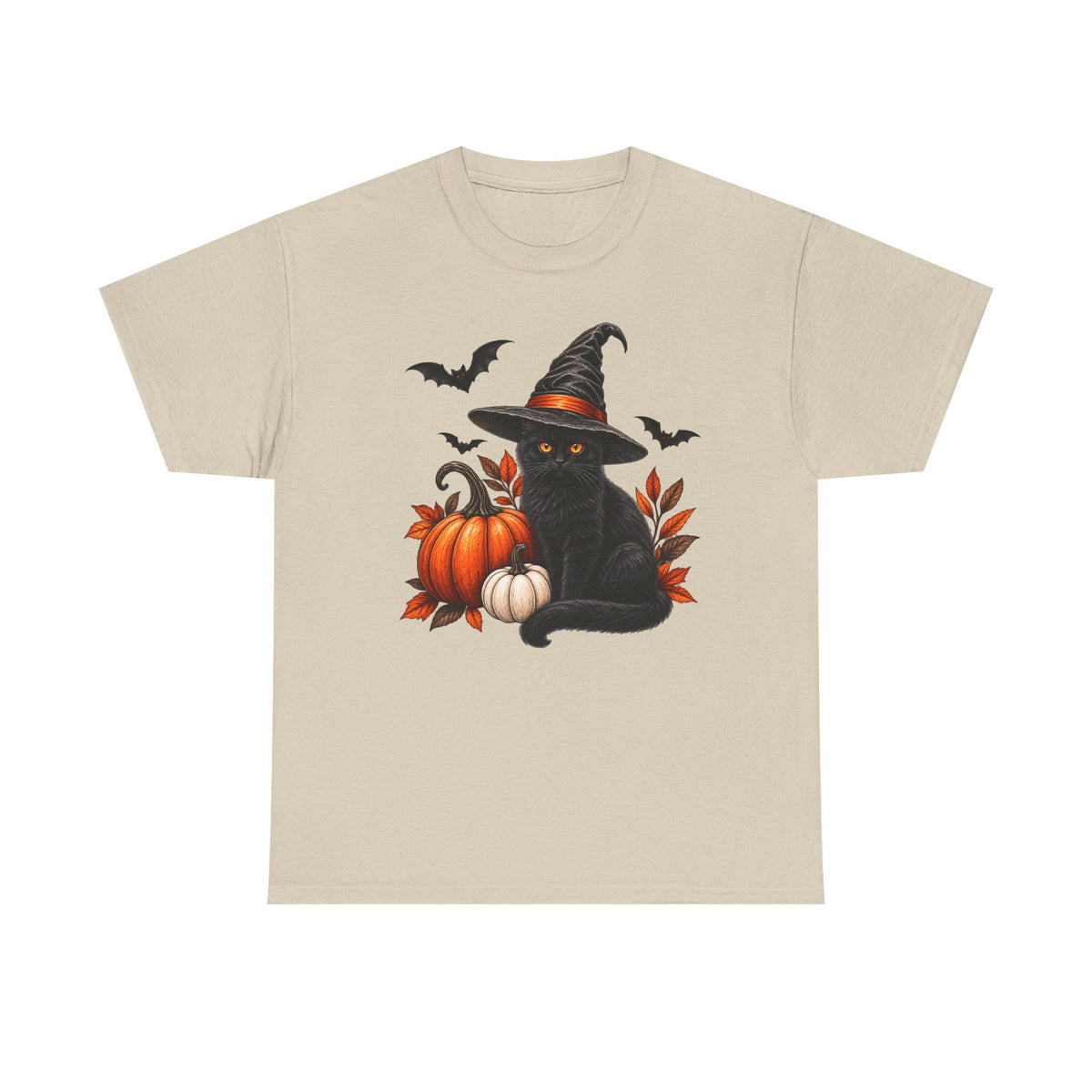 Witchy, black cat Halloween T-Shirt