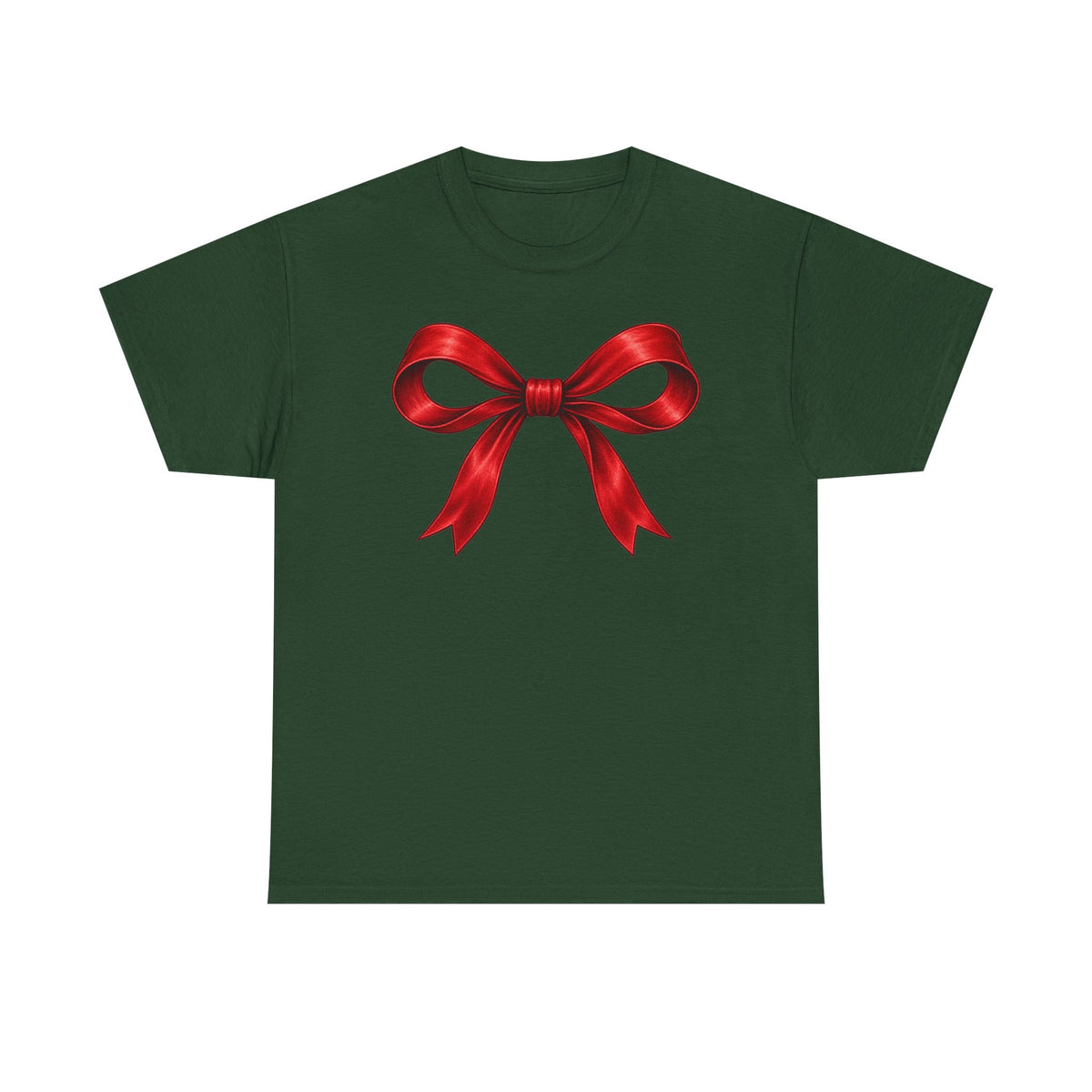 Wrapped in Christmas cheer T-shirt… Festive holiday bow tee