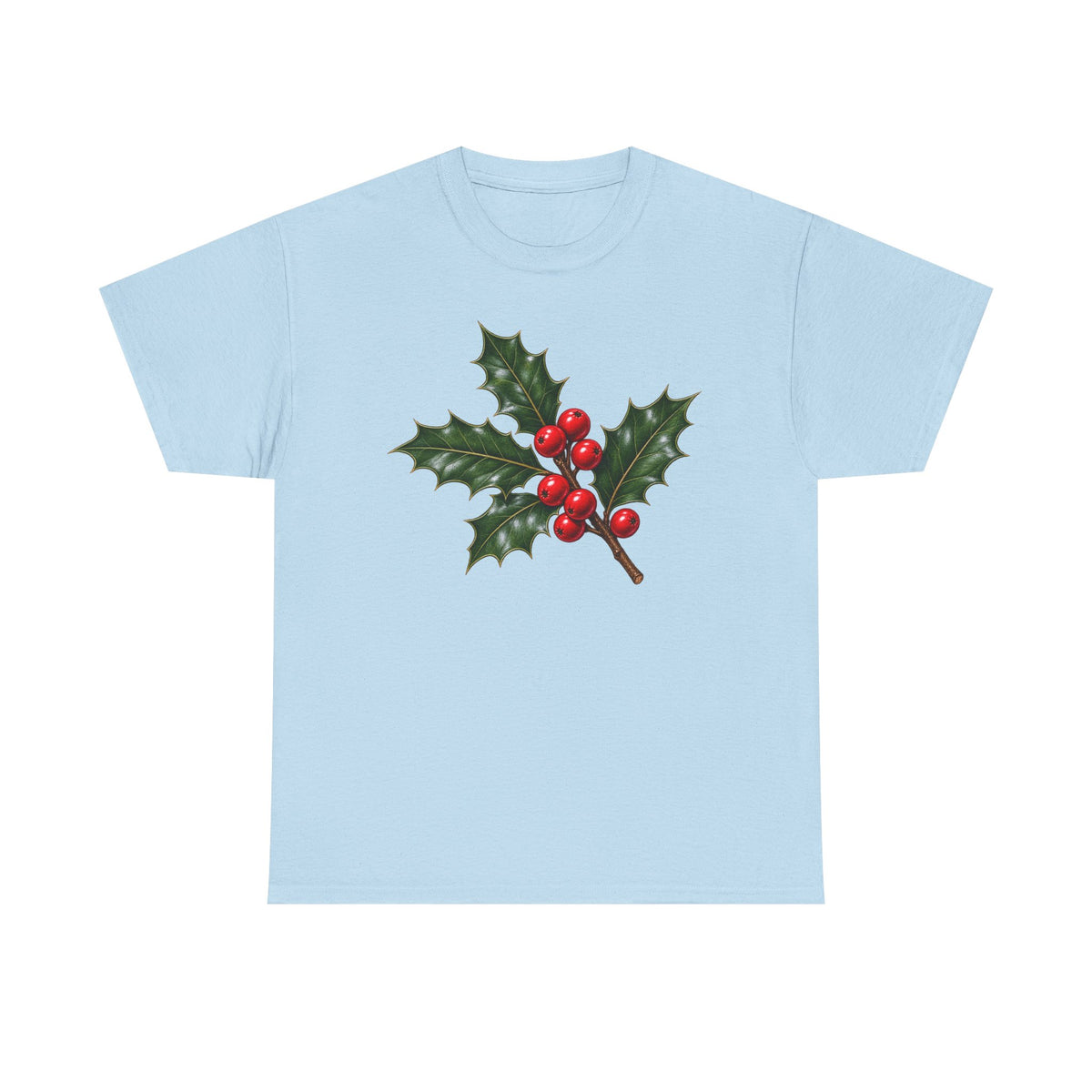 Play Holly Christmas T-shirt… Minimalist holiday graphic tea