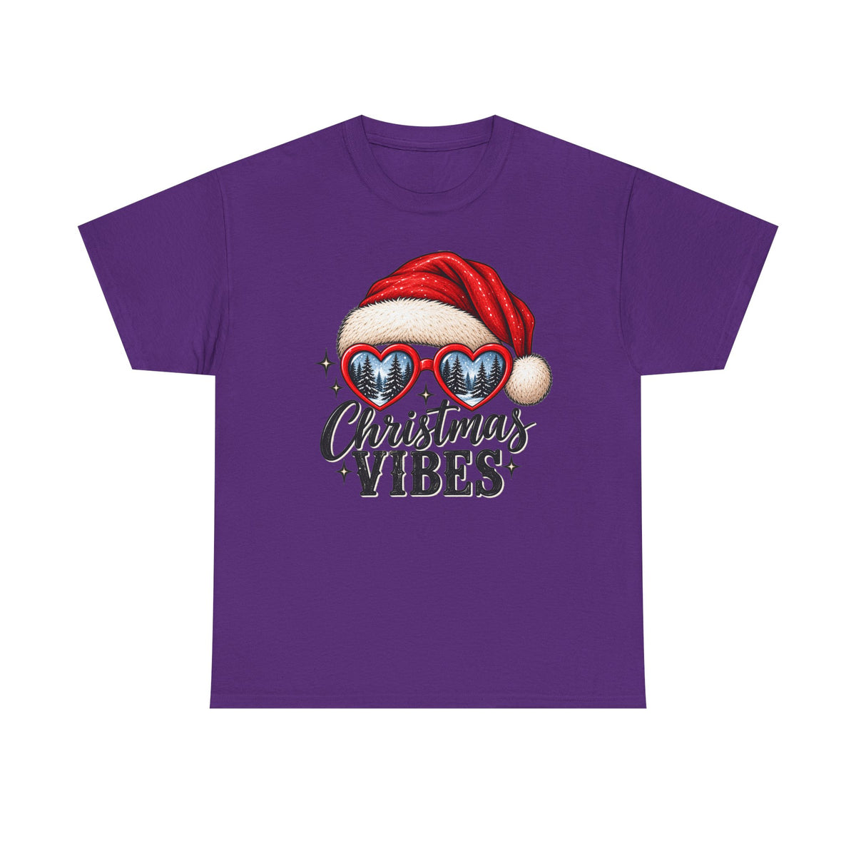 Christmas vibes holiday graphic T-shirt