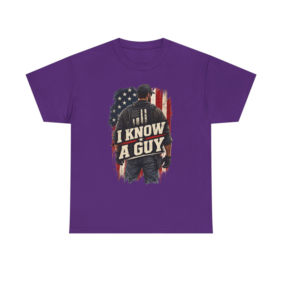 I Know A Guy Tee — Patriotic American Flag mechanic/handyman T-Shirt