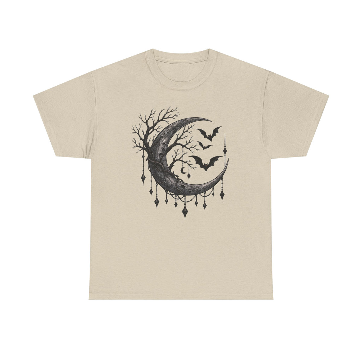 Mystical moon and Halloween, bats T-Shirt