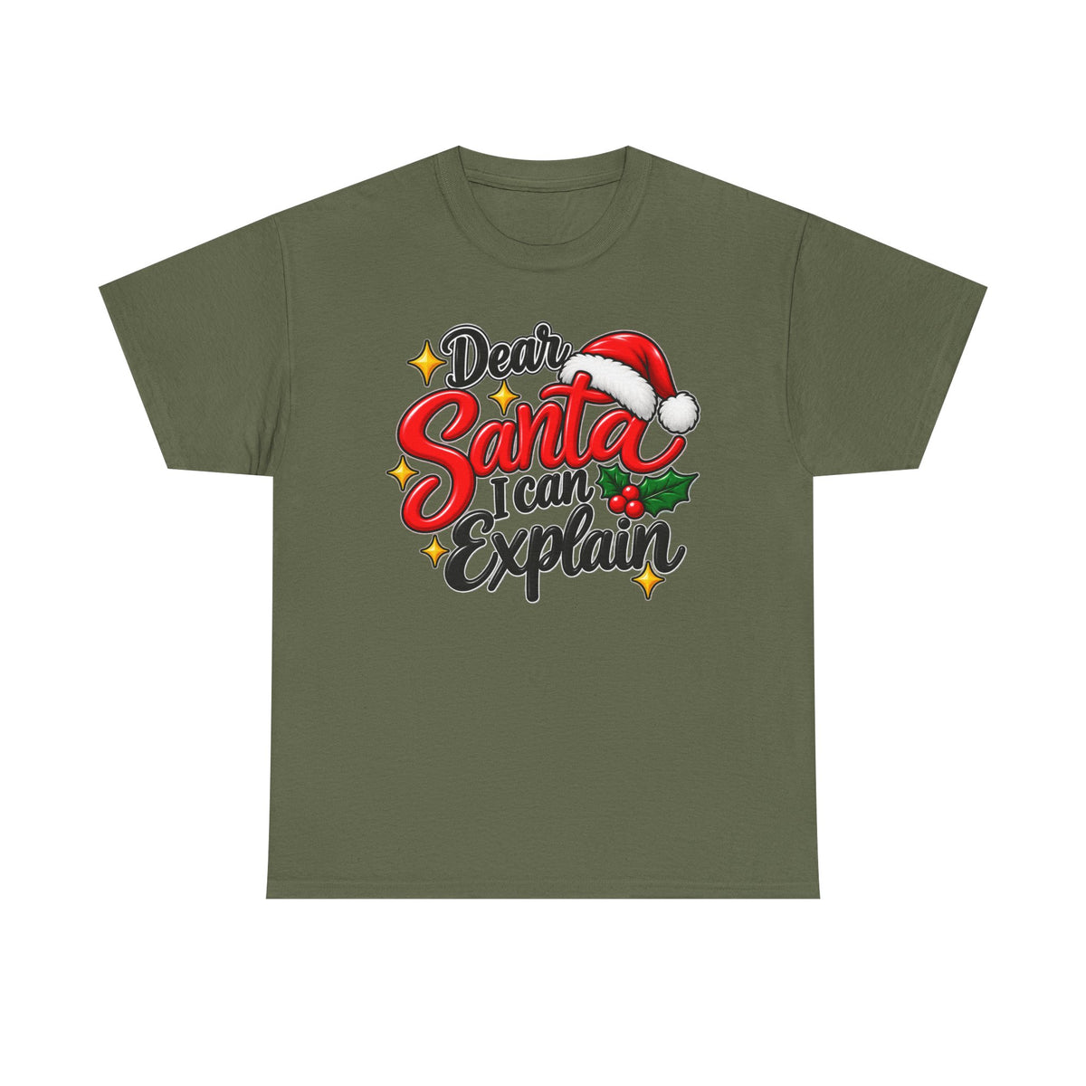 Dear Santa, I can explain T-shirt… Funny Christmas holiday tee