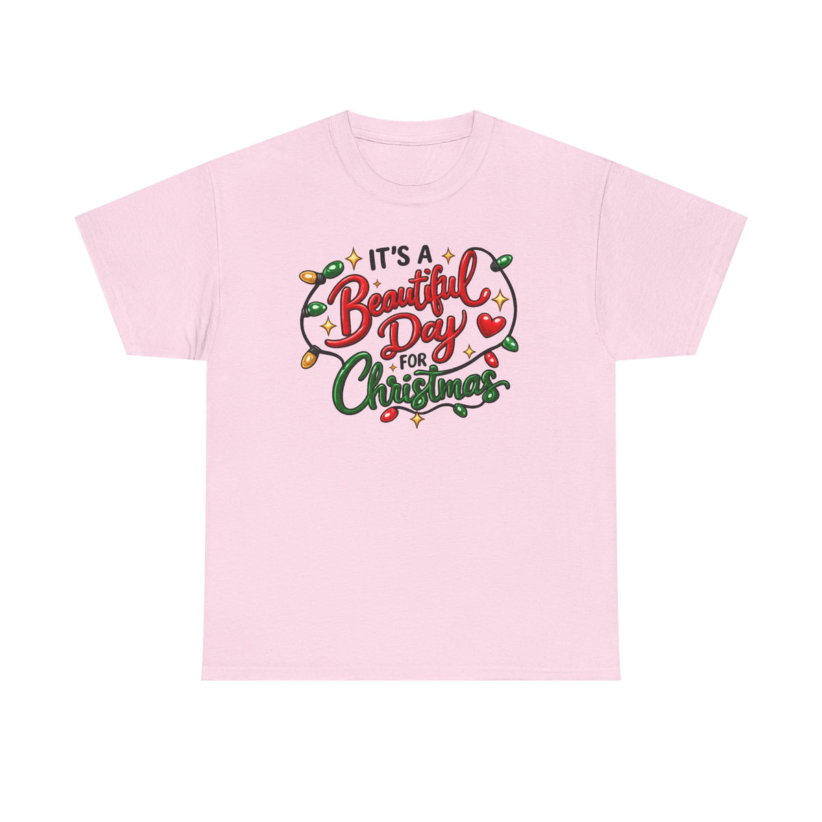 It's a beautiful day for Christmas T-shirt… Festive holiday graphic tee