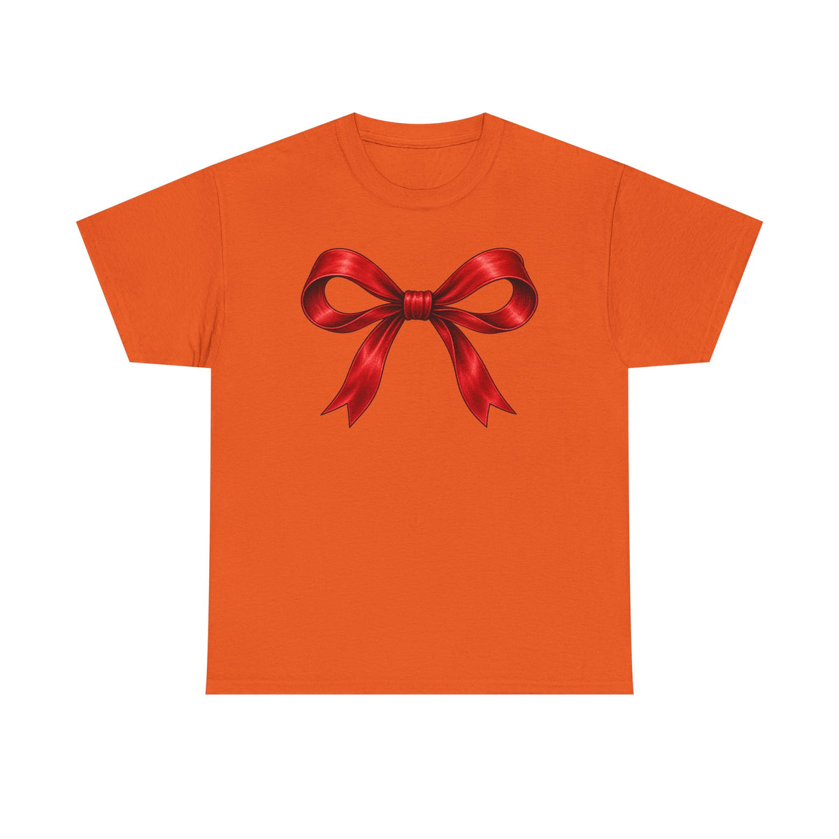 Wrapped in Christmas cheer T-shirt… Festive holiday bow tee