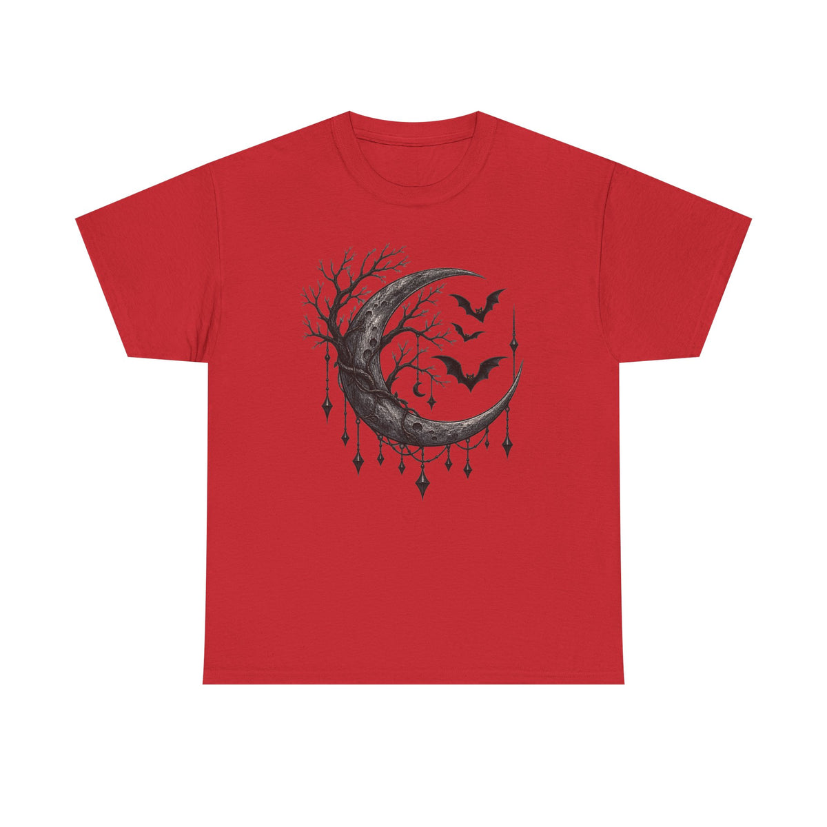 Mystical moon and Halloween, bats T-Shirt