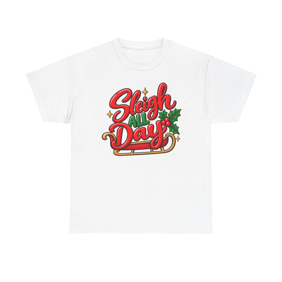 Slay all day, Christmas T-shirt… Fun festive holiday tee