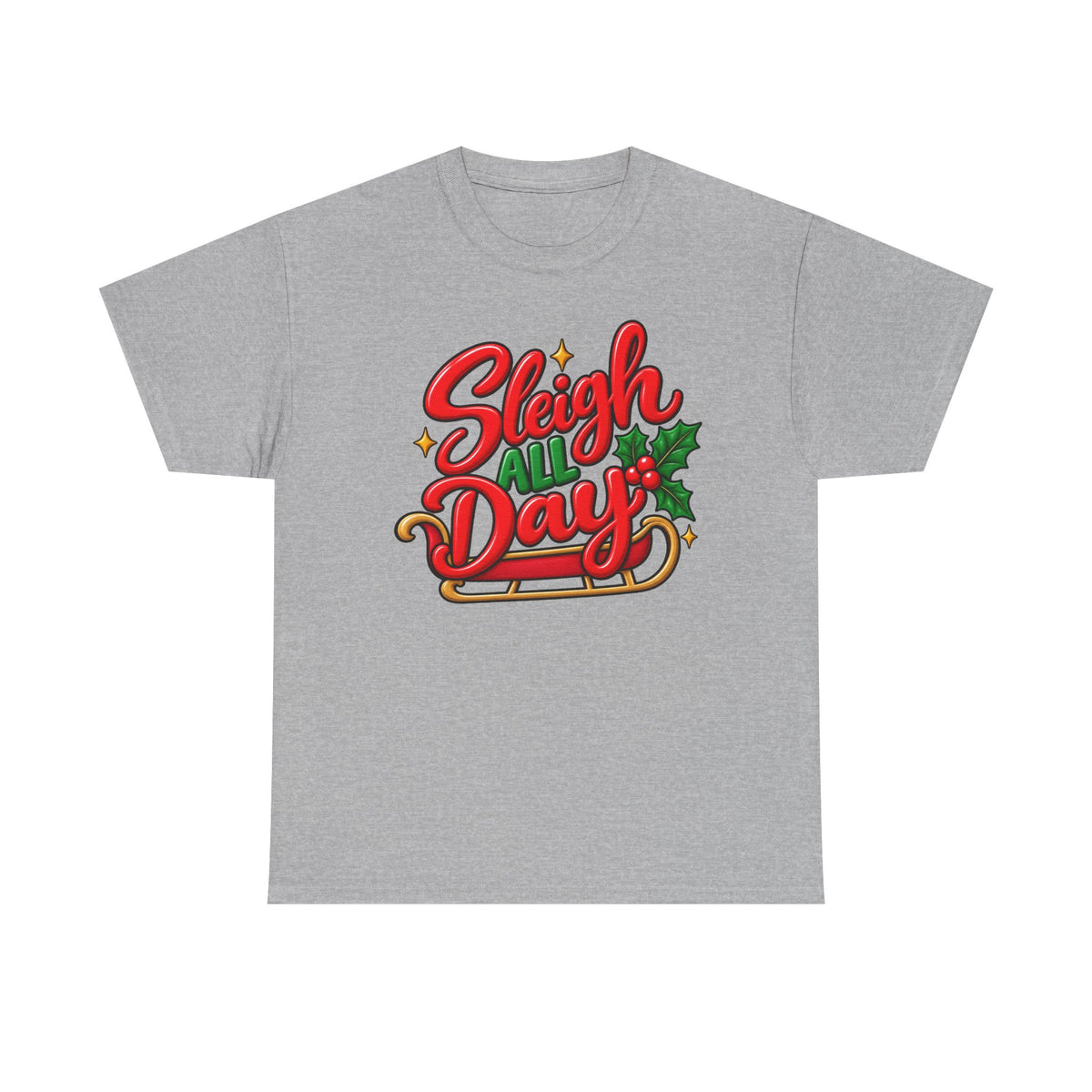 Slay all day, Christmas T-shirt… Fun festive holiday tee