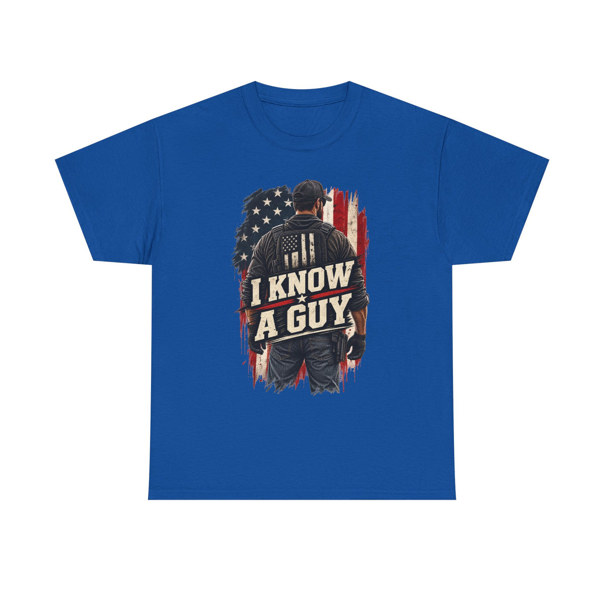 I Know A Guy Tee — Patriotic American Flag mechanic/handyman T-Shirt