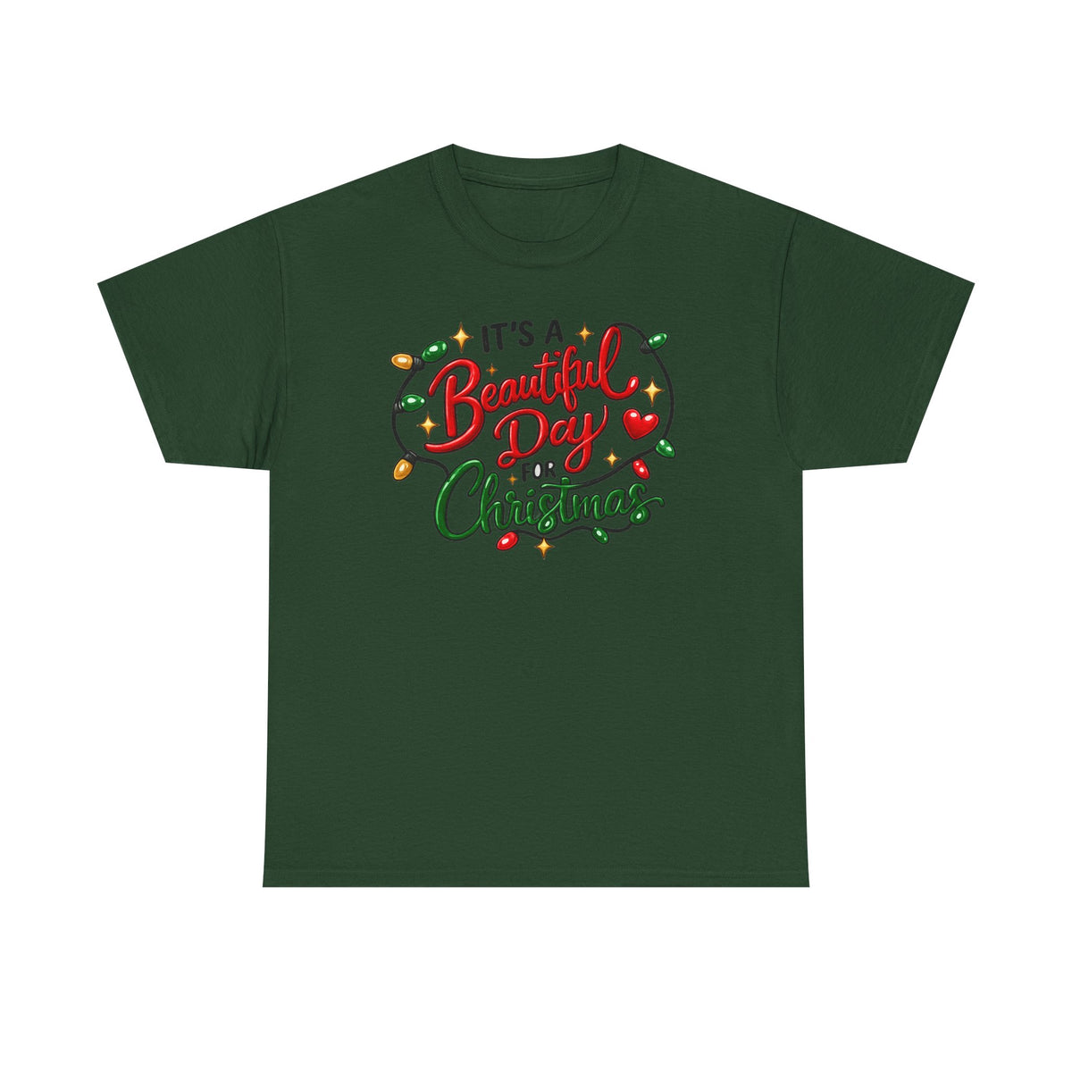 It's a beautiful day for Christmas T-shirt… Festive holiday graphic tee