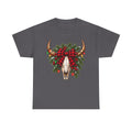 Christmas Buffalo Plaid Longhorn Tee