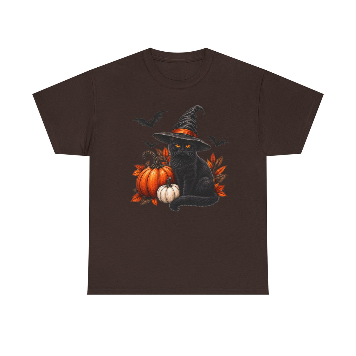 Witchy, black cat Halloween T-Shirt