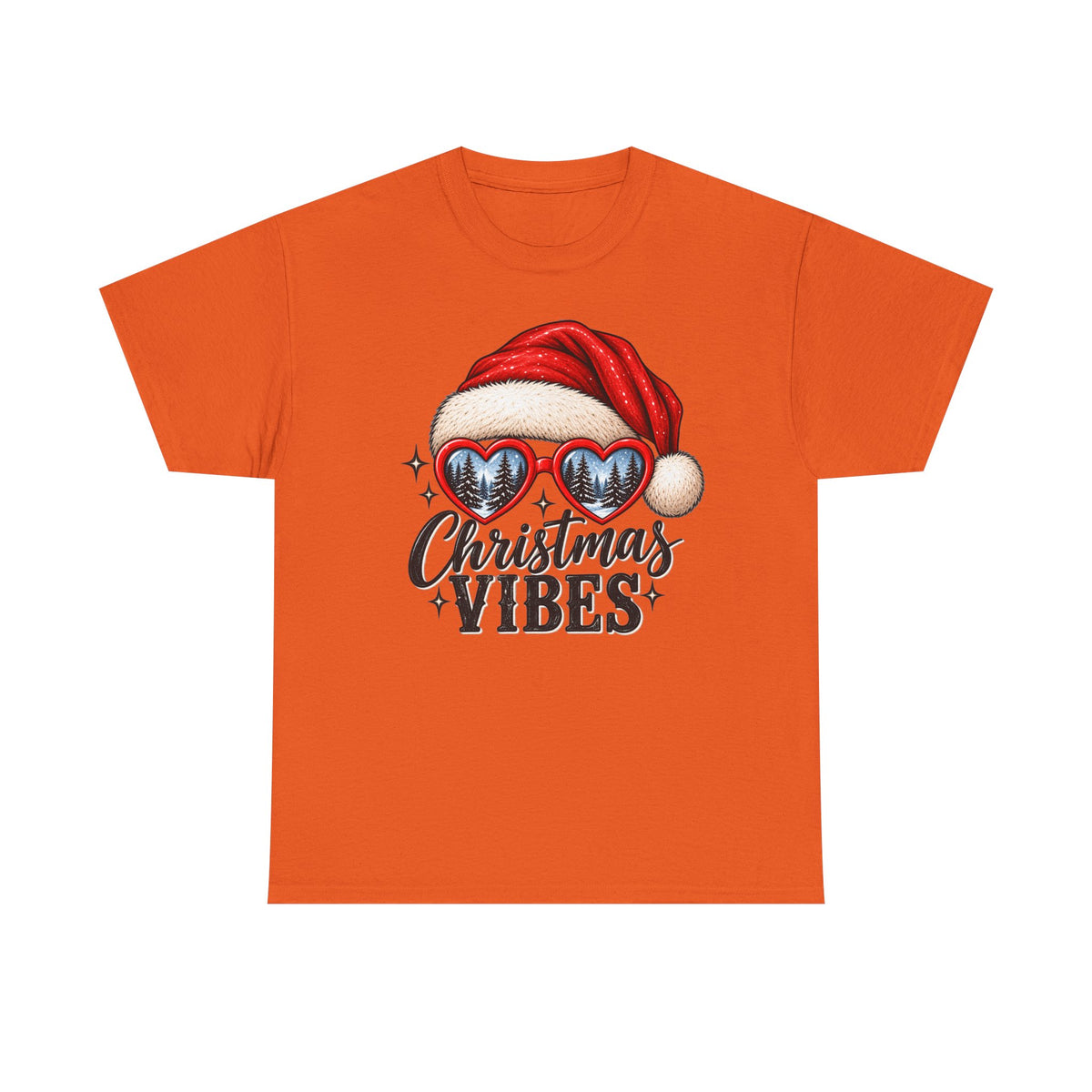 Christmas vibes holiday graphic T-shirt