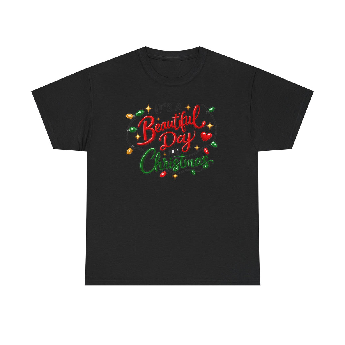 It's a beautiful day for Christmas T-shirt… Festive holiday graphic tee