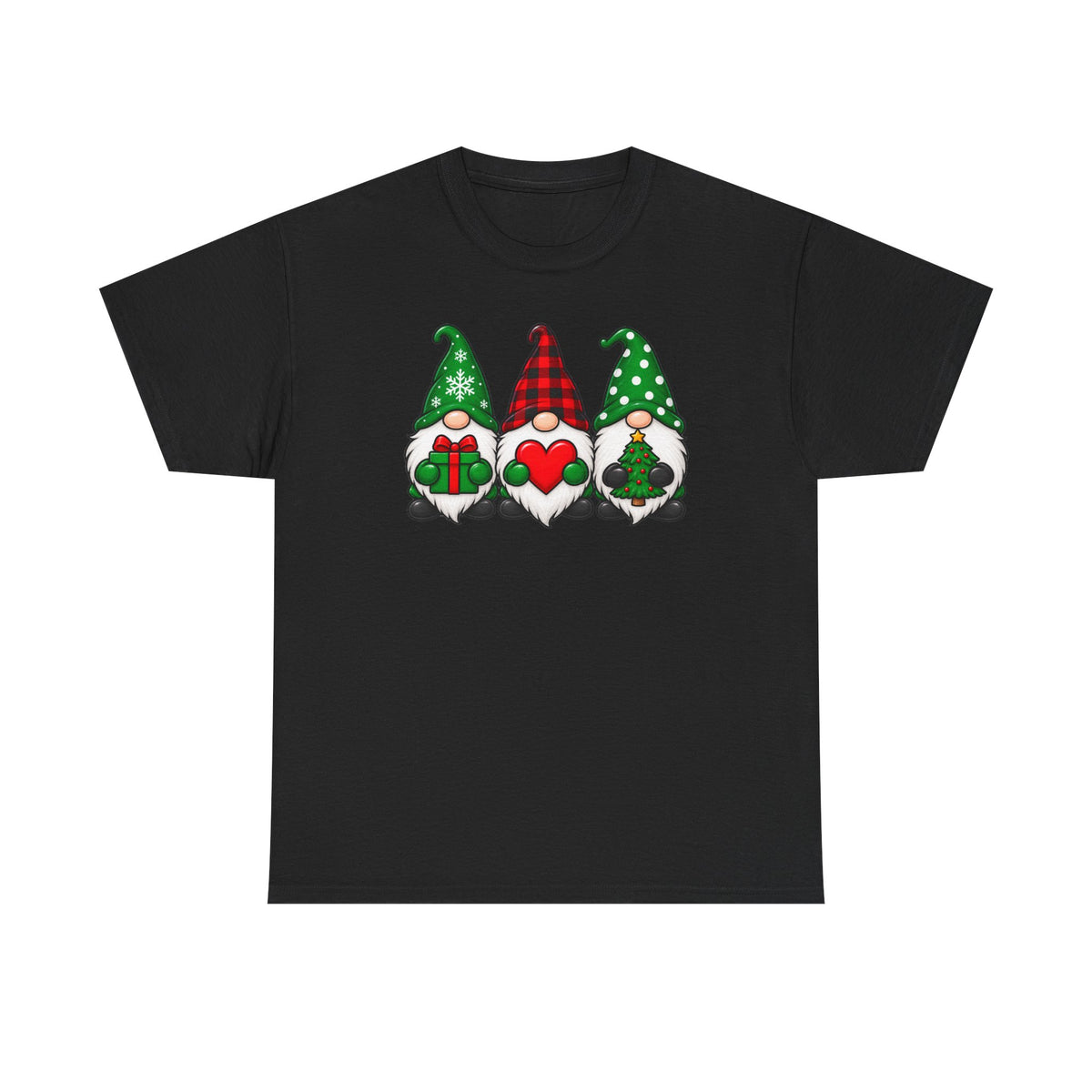 Three little Christmas gnomes T-shirt