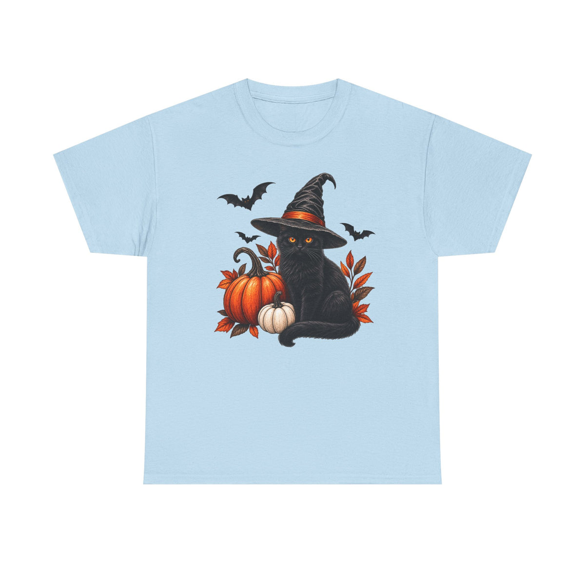 Witchy, black cat Halloween T-Shirt