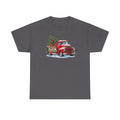 Christmas Truck T-Shirt — Red Vintage Truck with Tree & "Merry Christmas"