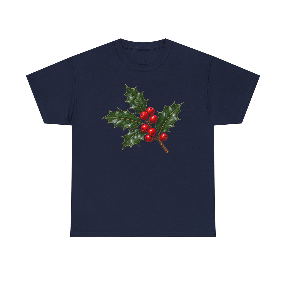 Play Holly Christmas T-shirt… Minimalist holiday graphic tea
