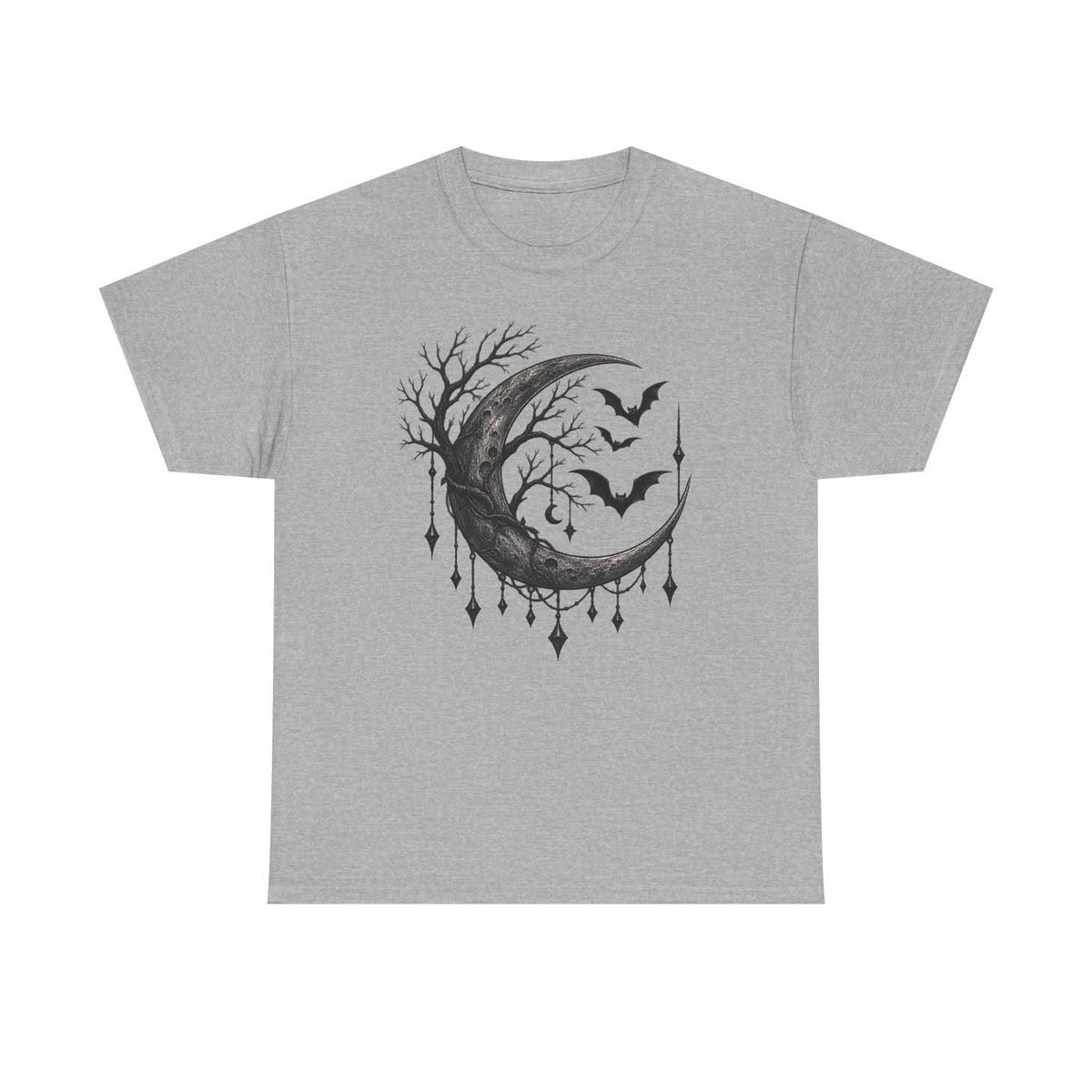 Mystical moon and Halloween, bats T-Shirt