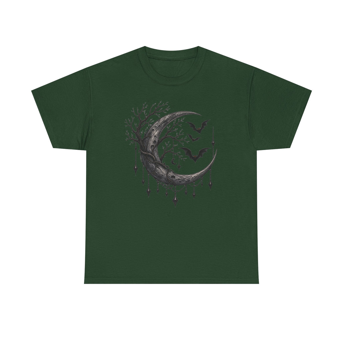 Mystical moon and Halloween, bats T-Shirt