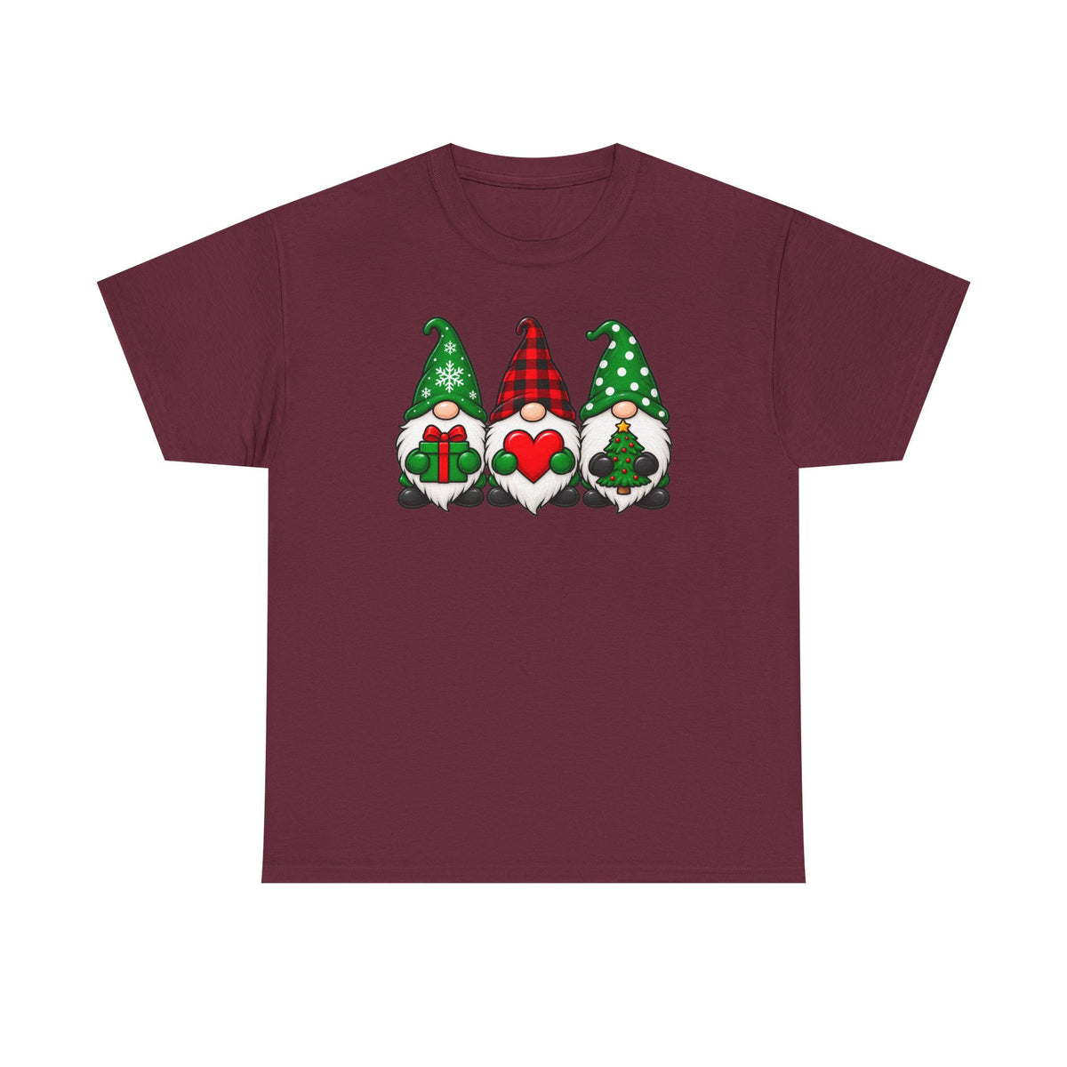 Three little Christmas gnomes T-shirt