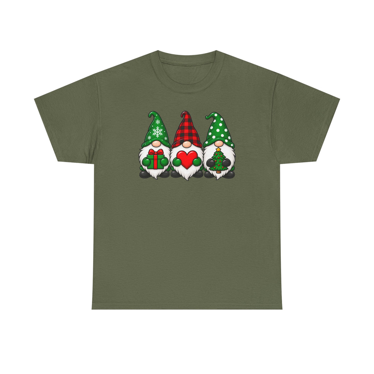 Three little Christmas gnomes T-shirt