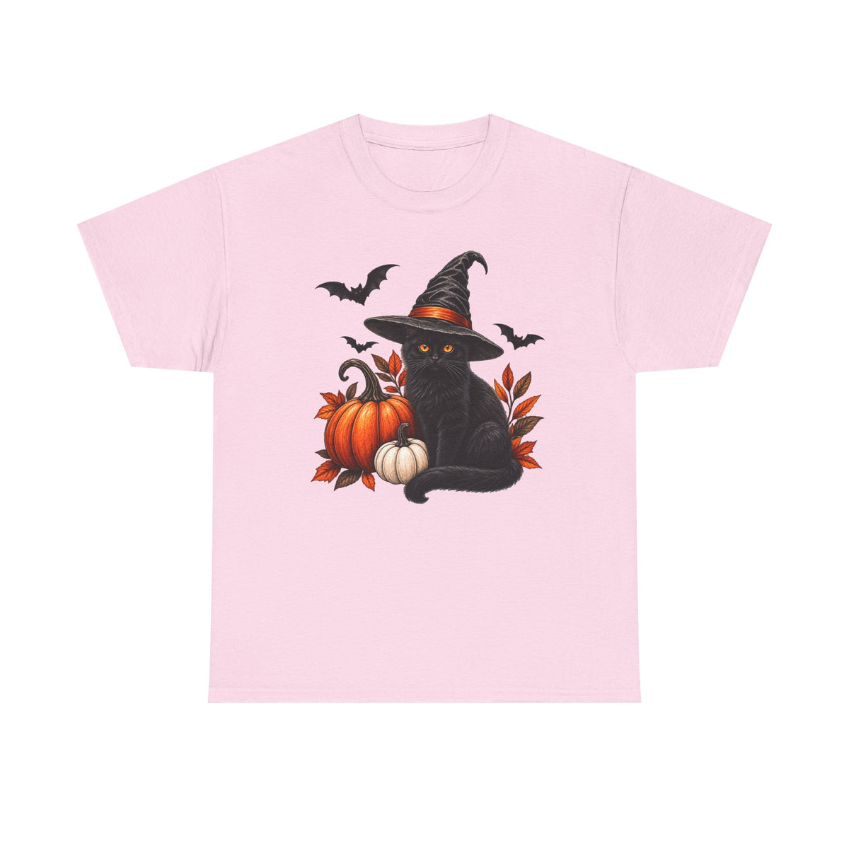 Witchy, black cat Halloween T-Shirt