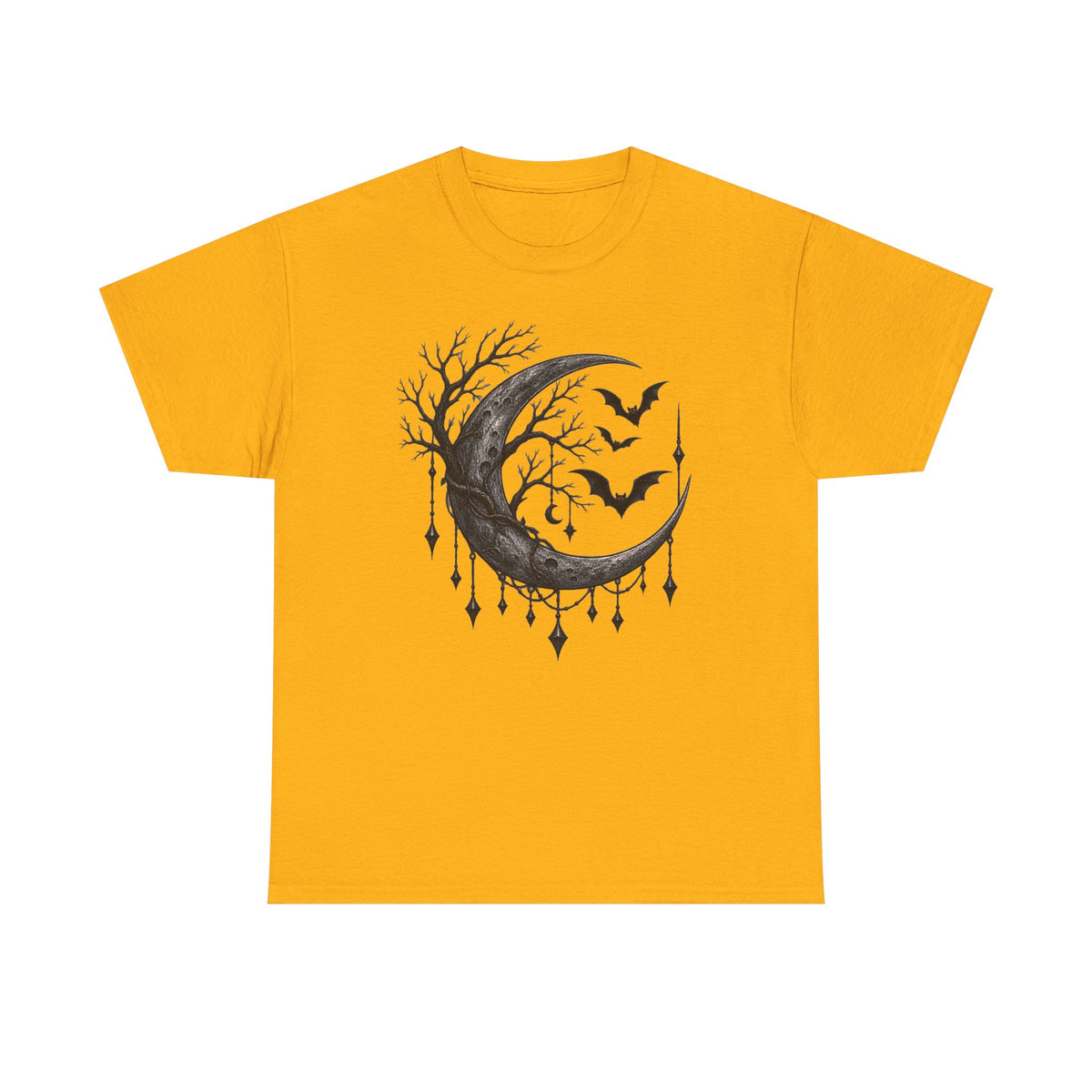 Mystical moon and Halloween, bats T-Shirt