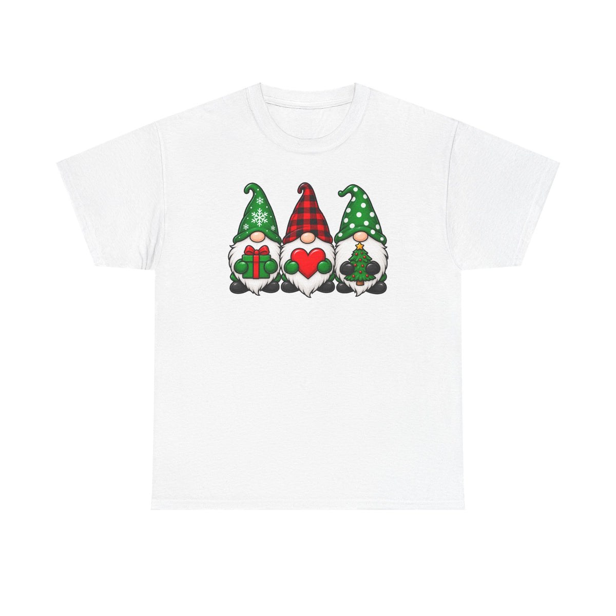 Three little Christmas gnomes T-shirt