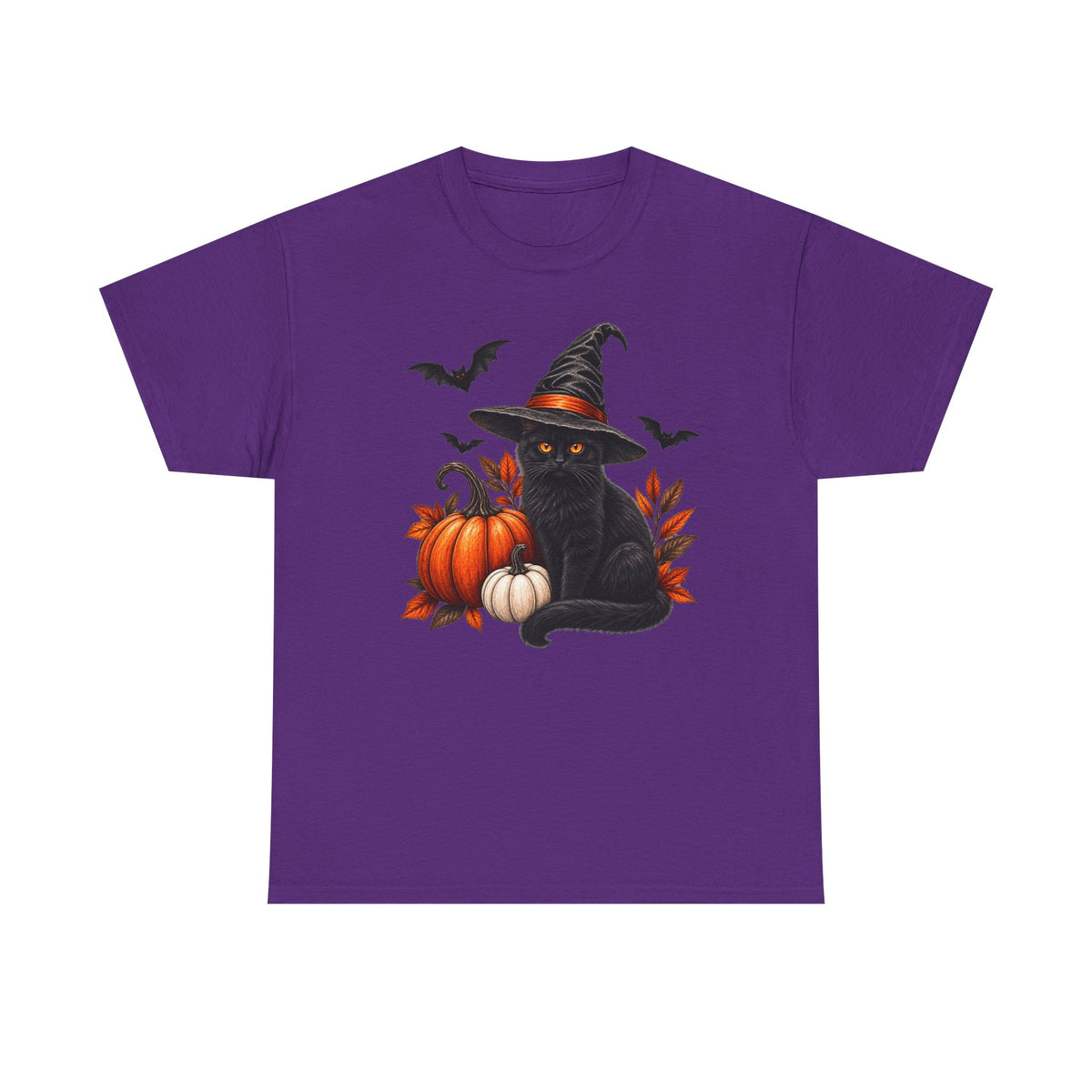 Witchy, black cat Halloween T-Shirt