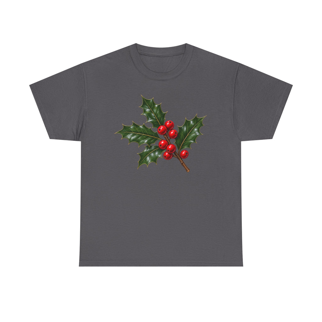 Play Holly Christmas T-shirt… Minimalist holiday graphic tea