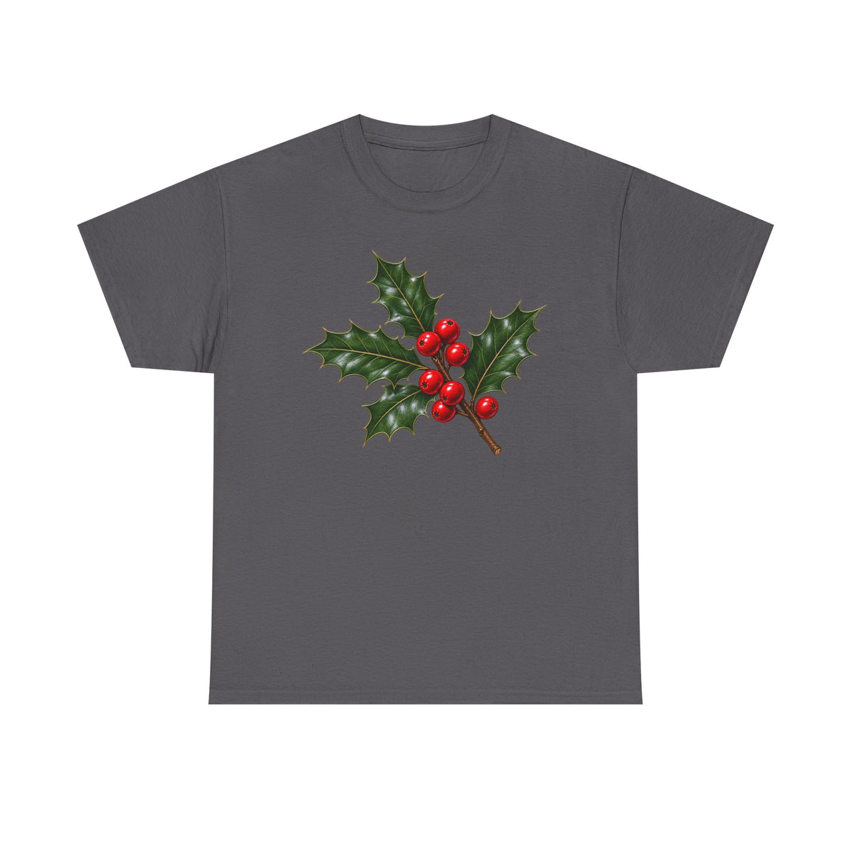 Play Holly Christmas T-shirt… Minimalist holiday graphic tea