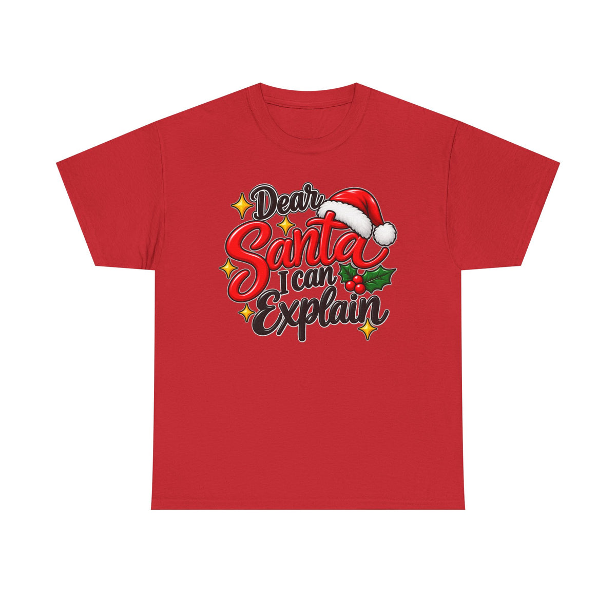 Dear Santa, I can explain T-shirt… Funny Christmas holiday tee