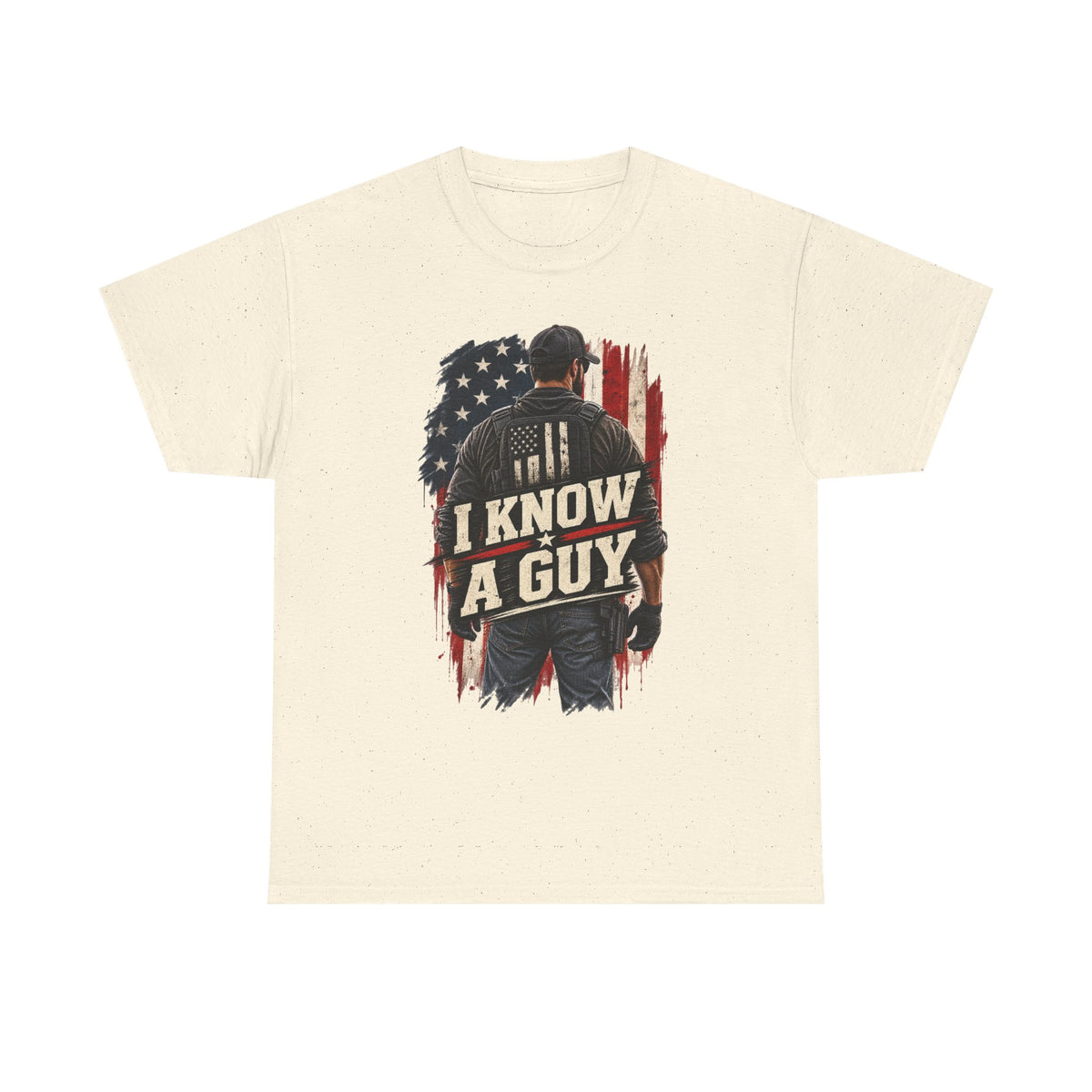 I Know A Guy Tee — Patriotic American Flag mechanic/handyman T-Shirt