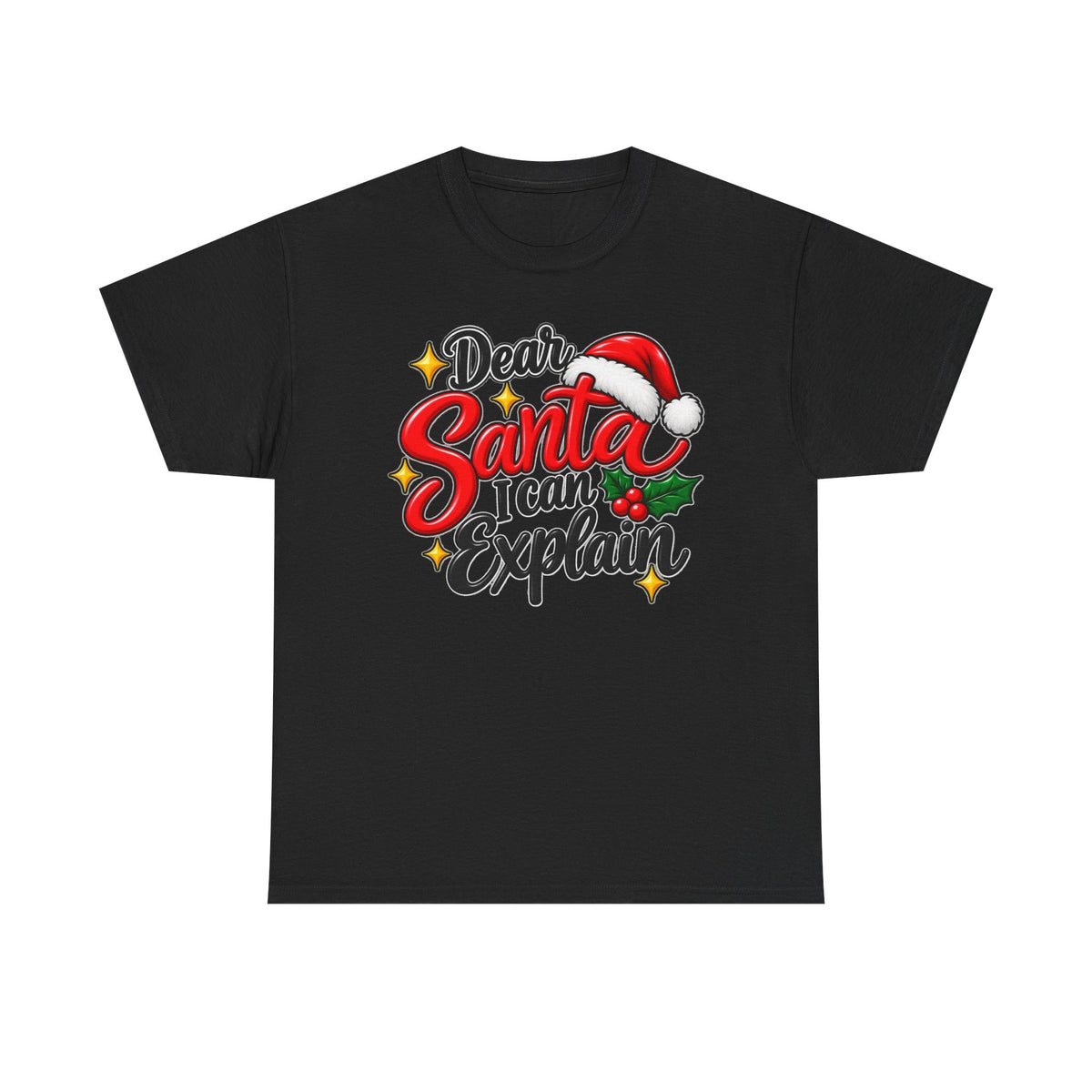 Dear Santa, I can explain T-shirt… Funny Christmas holiday tee