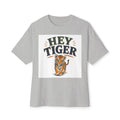 Hey Tiger Tee — Cute Tiger Graphic Oversized T‑Shirt