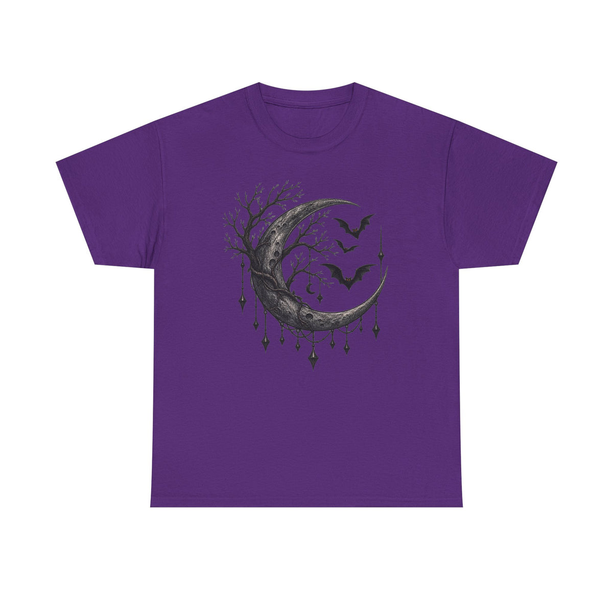 Mystical moon and Halloween, bats T-Shirt