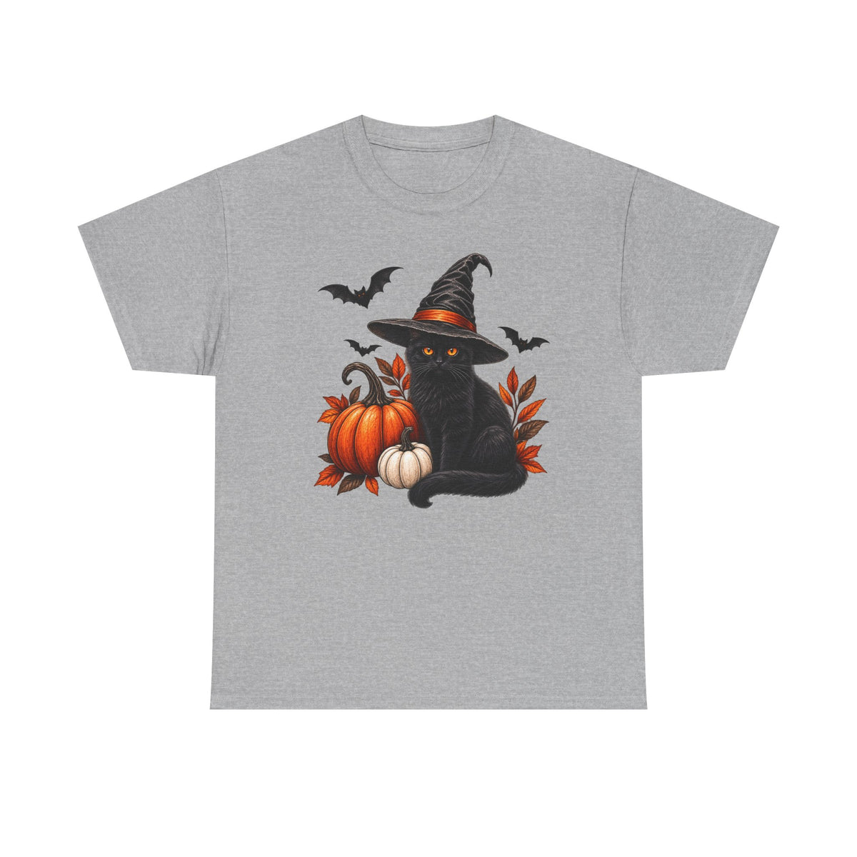 Witchy, black cat Halloween T-Shirt