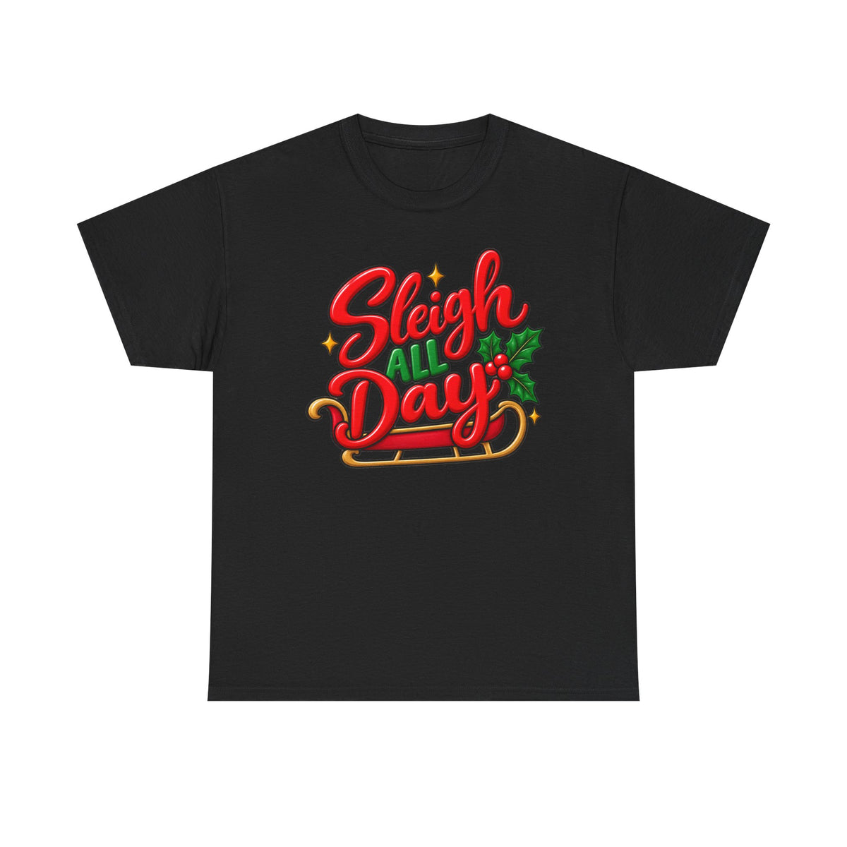 Slay all day, Christmas T-shirt… Fun festive holiday tee