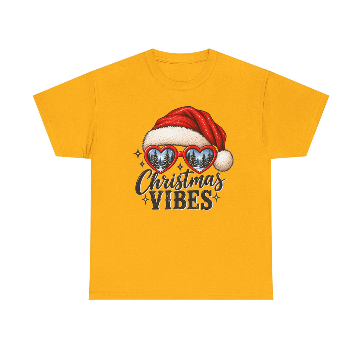 Christmas vibes holiday graphic T-shirt