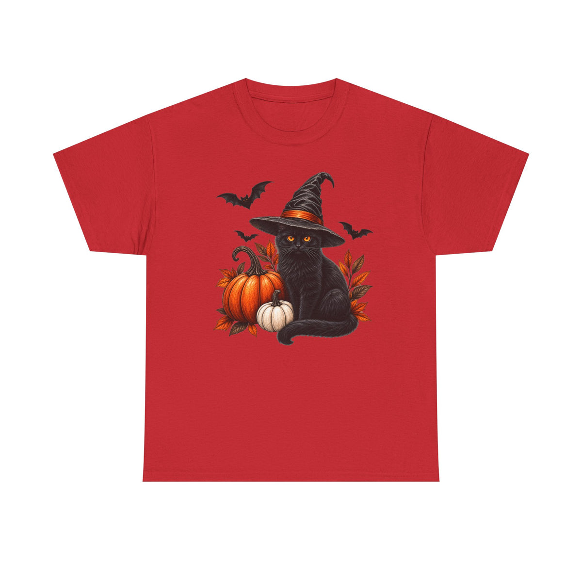 Witchy, black cat Halloween T-Shirt