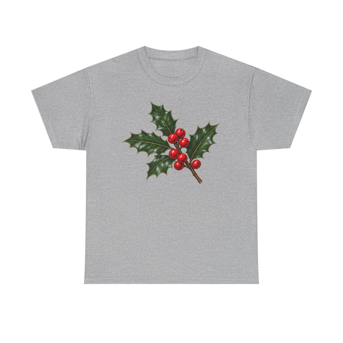 Play Holly Christmas T-shirt… Minimalist holiday graphic tea