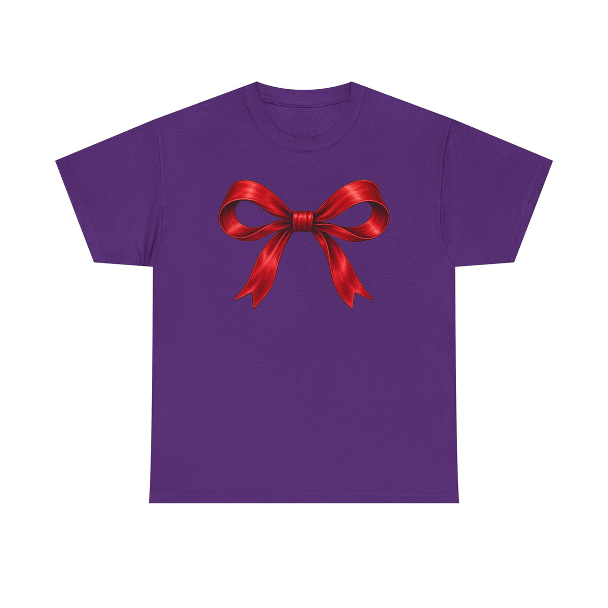 Wrapped in Christmas cheer T-shirt… Festive holiday bow tee